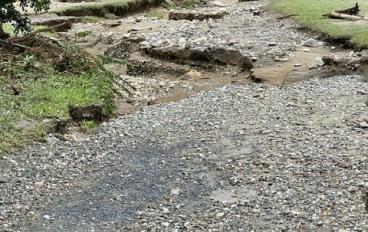 flooded road