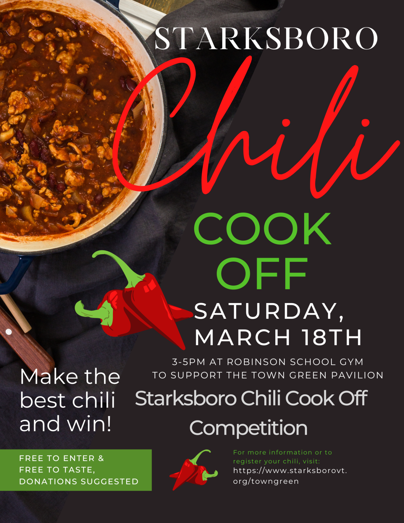 Chili cook off flyer